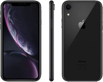 iPhone XR black - super stav + v záruke