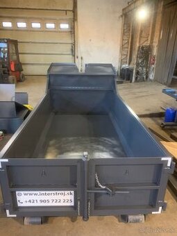 Predám nový antracitový hákový kontajner – masívna oceľová k