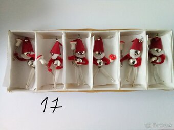 Staré, starožitné, vánoční ozdoby -vianočné ozdob