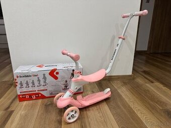 Trojkolesová kolobežka, odrážadlo 5v1