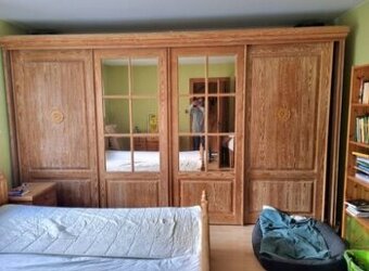 Rustikální ložnicová sestava z masivu,6452