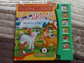 NOVÁ zvuková knižka - zvieratká z farmy - 1
