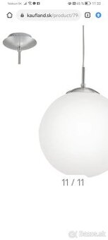 luster sklenena guľa 30cm