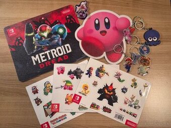Nintendo Switch merch zbierka + plagáty