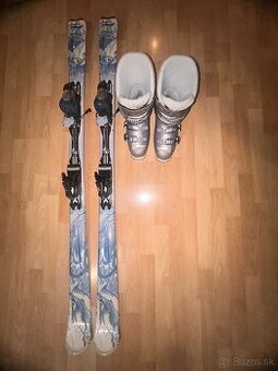 Dámsky set lyže a lyžiarky