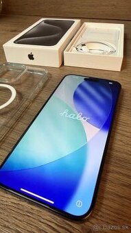 Predám iPhone 15 Pro Max 256 GB – Natural Titanium (ako nový