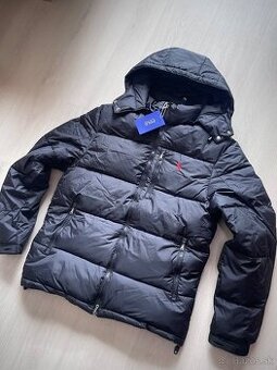 Polo ralph lauren čierna zimná bunda - L