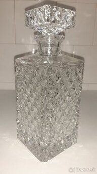 Krištáľová Karafa / Fľaša na whisky