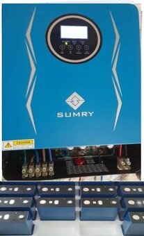 FV ostrovná zostava 4-6kw s LiFePo4 batériou 4,8,16,32 kWh