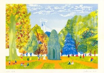 Čierne diery - Risografiky