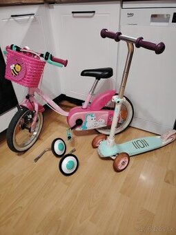 Bicykel B-twin 14+ kolobezka Oxelo B1 500