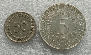 mince Nemecka Spolkova Republika 1948-2001 (NSR/BRD/GFR)