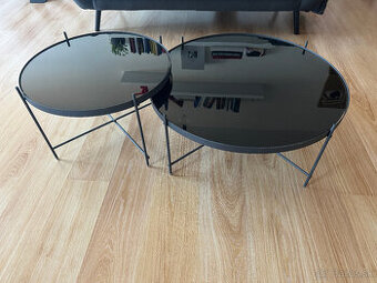 Set 2x stolík Zuiver Cupid, XXL 82 cm a L 62 cm