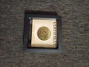 Jedinečná pamätná minca vinárstva Hubert