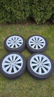 VW kolesa 5x112 r17 7,5J + letne pneu 225/45