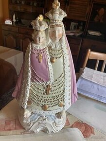 Porcelánová soška Panny Márie s Ježiškom