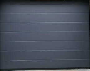 Sekčná garážová brána pre otvor 2500 x 2240 – ANTRACIT - 1