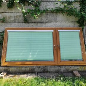 DREVENÉ EURO okno+ochranná sieť proti hmyzu