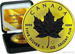 Investicne striebro mince minca Maple Leaf