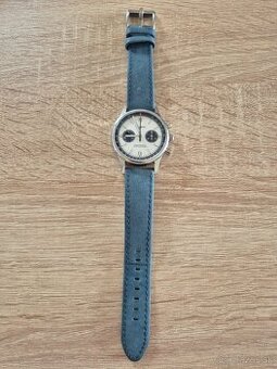kožený remienok 20mm modrý