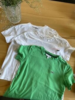 Lacoste tricka 128/7-8 rokov