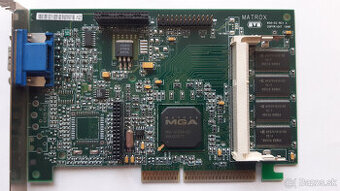 Starsie graficke karty AGP - Maxtor G200, S3 Trio