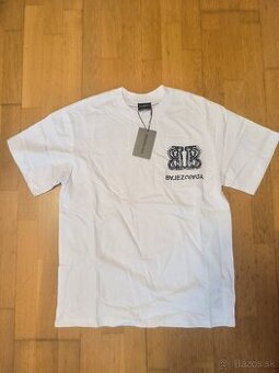 Tricko Balenciaga Veľkosť M Biele