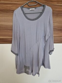 2x blúzky z prírodného ľahkého materiálu, veľ. 40-42 - 1