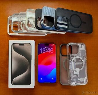 Apple iPhone 15 Pro Max 256GB Natural Titanium + Záruka - 1