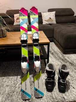 Detské lyže 100cm, lyžiarky MP195