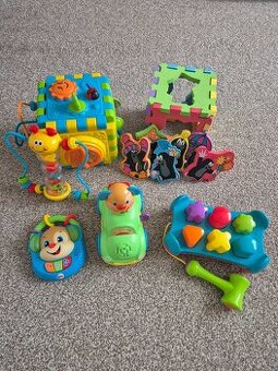 Hracky pre najmensich 6ks (vratane fisher price)