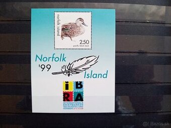 Poštové známky č.680 - Norfolk - kačka