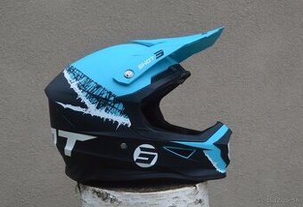 Predám prilba helma shot čierna turquise