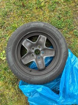VW plechové disky 5x112, 205/55 R16 91W