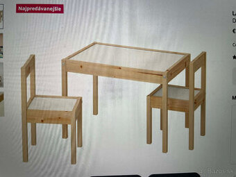 Detský stolík a dve stoličky