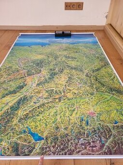 Krásna úplne nová mapa Nemecka