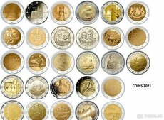 Euro pamätné mince 2021