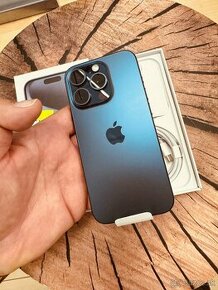iPhone 15 pro 512 blue Titan neaktívny folia záruka