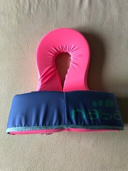 Plavecká vesta SWIMVEST+ ružovo-modrá 15-25kg