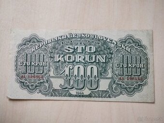 predám staré bankovky československo