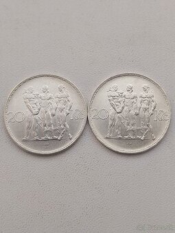 Strieborne mince 1.ČS republika