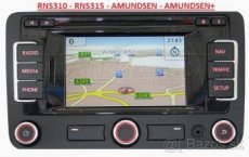RNS315 a AMUNDSEN+ s BT a DAB+ tunerom a RCD510 EU verzia