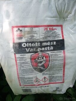 Vápno hydraulické a vápenná kaša