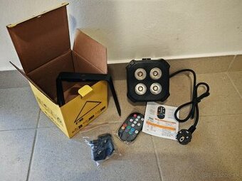 LED PAR svetlá 4x10watt RGBW