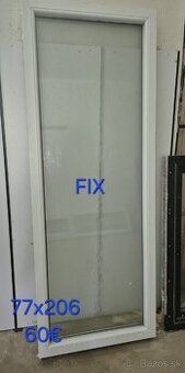 Plastové okno FIX 77x206