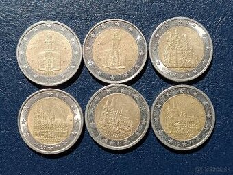 2 € pamätné mince Nemecko