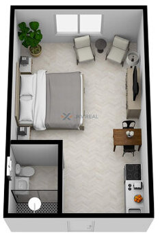 JKVreal – Na predaj 1-izbový byt v tichej časti Ružinova, id