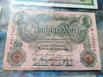 staré nemecké bankovky ( 20 )