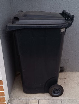 Plastova cierna popolnica,smetna nadoba 240 litrov