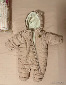 Dva zimné overaly pre bábatko č. 50 + čiapočka